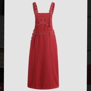 Heart You Overall Midi Dress